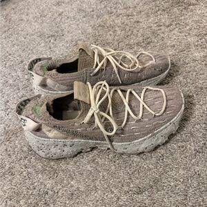 Nike Women's Neutral/Tan Knit Athletic Shoes